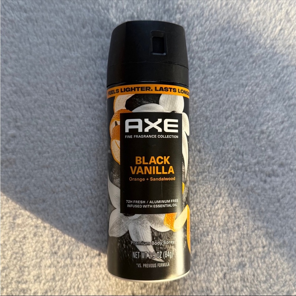 5/$25 🎆NEW Axe Fine Fragrance Collection Premium Body Spray, Black Vanilla 2.9oz